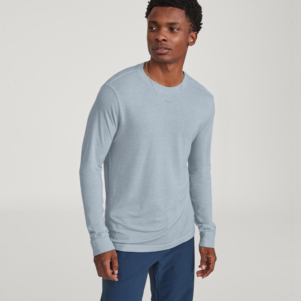 Allbirds Men's T-Shirt Grey - TrinoXO™ Long Sleeve - 17963RDPT